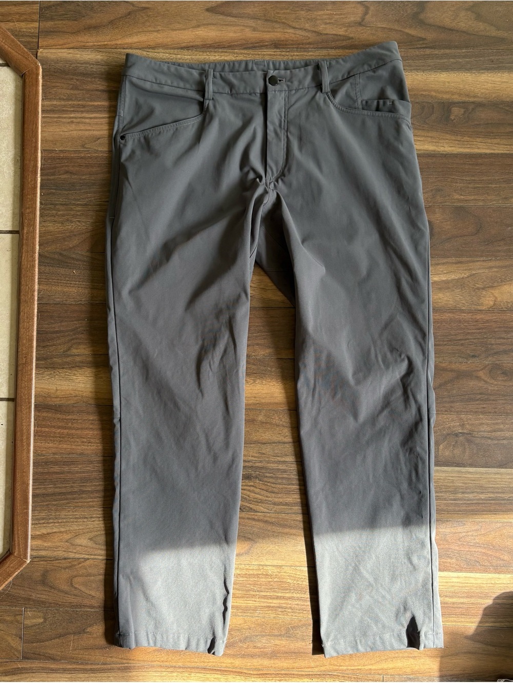 lululemon athletica Men's Charcoal Stretch Chinos